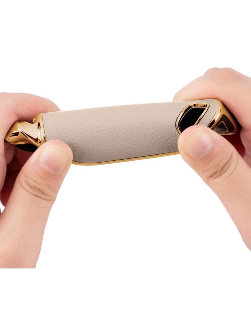 Soft Leather 5-Key Cover with Keychain | Stylish & Durable Key Organizer